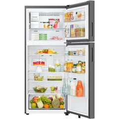 Samsung 18 cu. ft. Top Freezer Refrigerator with Ice Maker RT70F18LASR/AA IMAGE 3