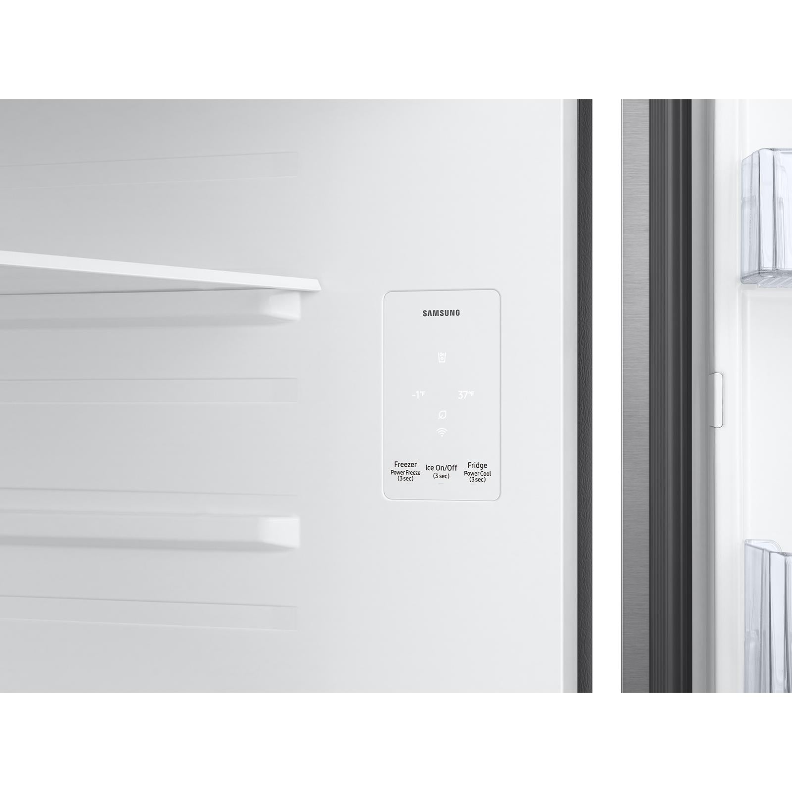  Samsung 18 cu. ft. Top Freezer Refrigerator with All-Around Cooling RT70F18LRSR/AA IMAGE 5