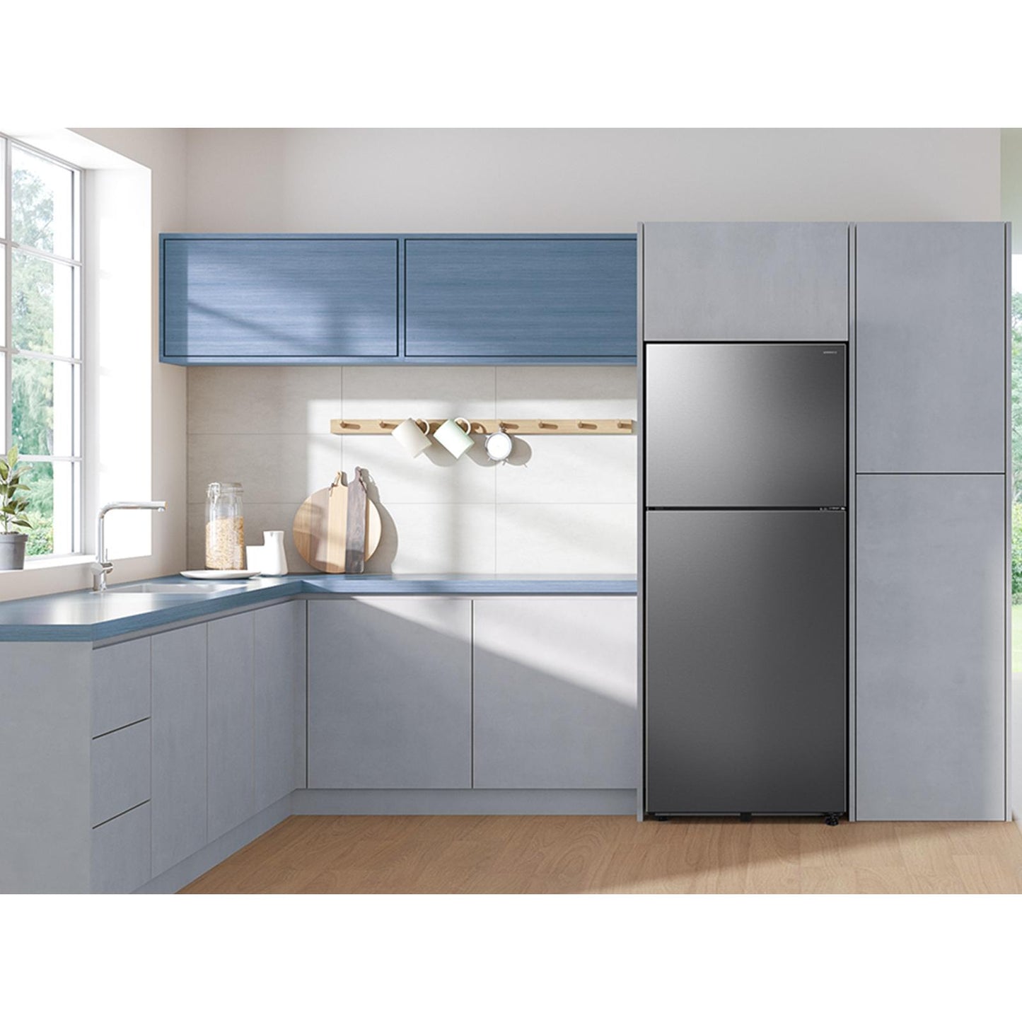  Samsung 18 cu. ft. Top Freezer Refrigerator with All-Around Cooling RT70F18LRSR/AA IMAGE 6