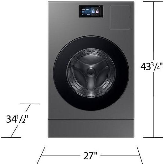  Samsung All-in-One Electric Laundry Center WD90F53AVSUS IMAGE 6