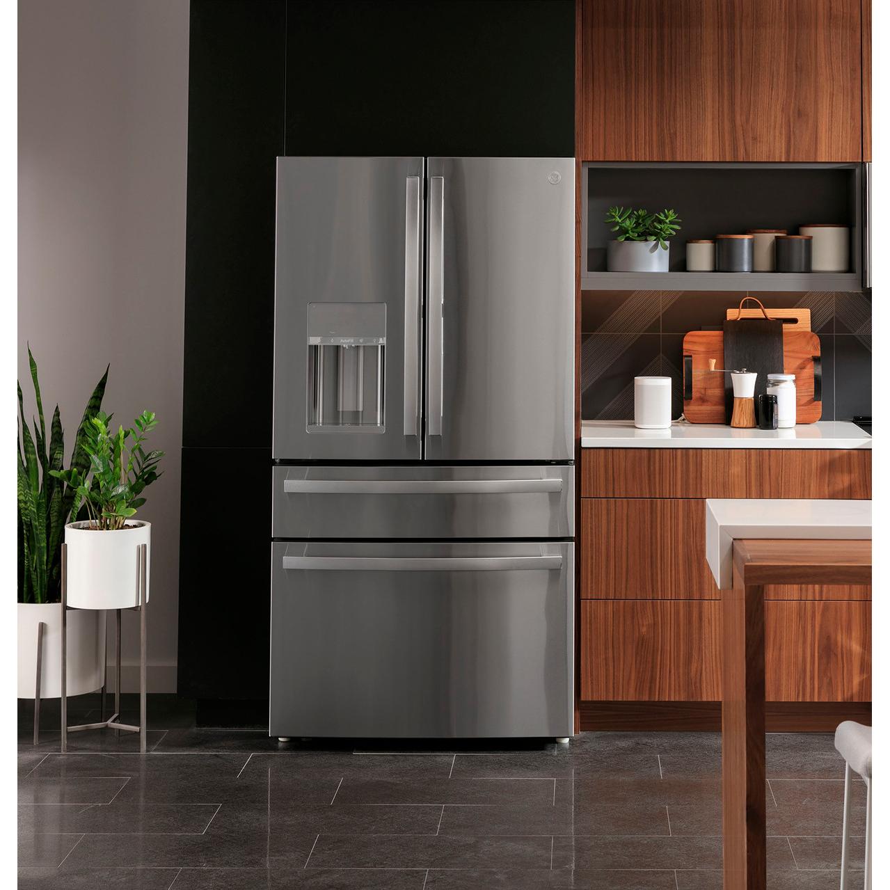 GE Profile 36-inch, 22.4 cu. ft. Counter-Depth French 4-Door Refrigerator with Wi-Fi PXD22BYPFS IMAGE 18