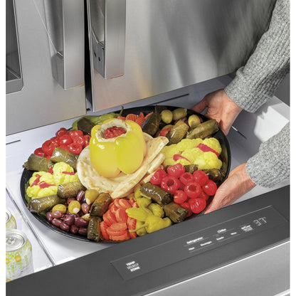 GE Profile 36-inch, 22.4 cu. ft. Counter-Depth French 4-Door Refrigerator with Wi-Fi PXD22BYPFS IMAGE 5