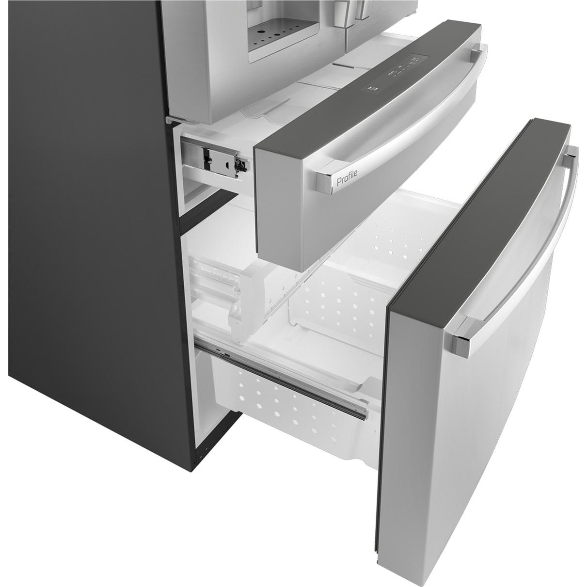 GE Profile 36-inch, 22.4 cu. ft. Counter-Depth French 4-Door Refrigerator with Wi-Fi PXD22BYPFS IMAGE 6