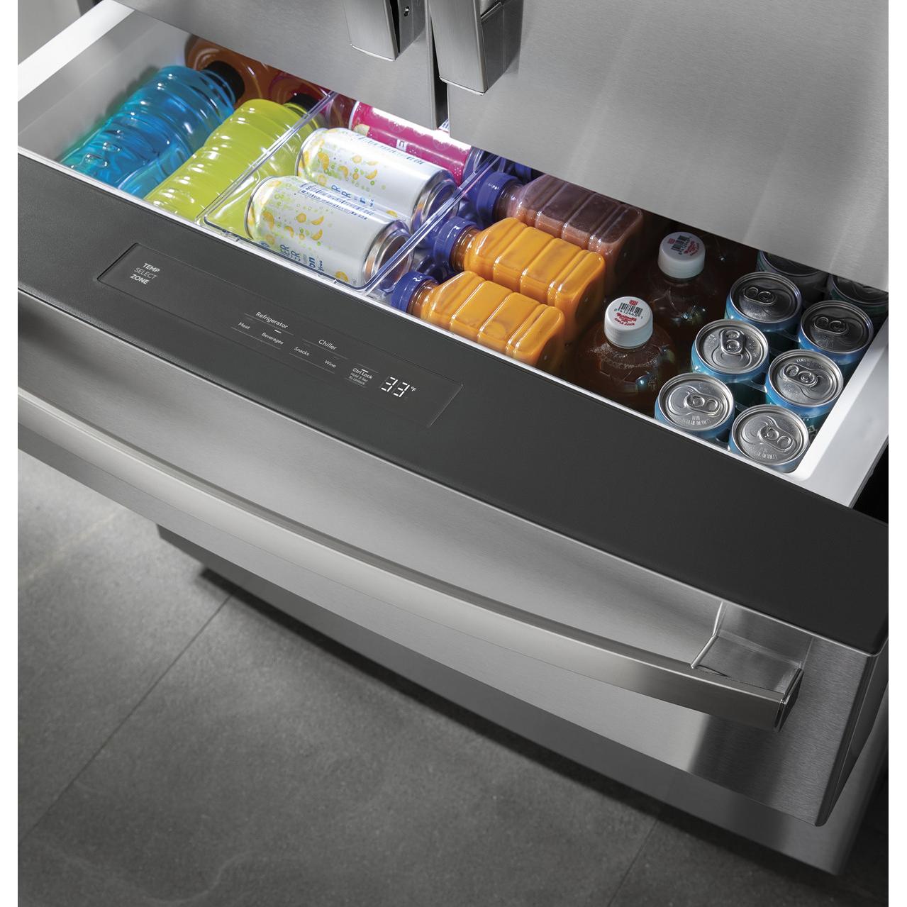 GE Profile 36-inch, 22.4 cu. ft. Counter-Depth French 4-Door Refrigerator with Wi-Fi PXD22BYPFS IMAGE 8