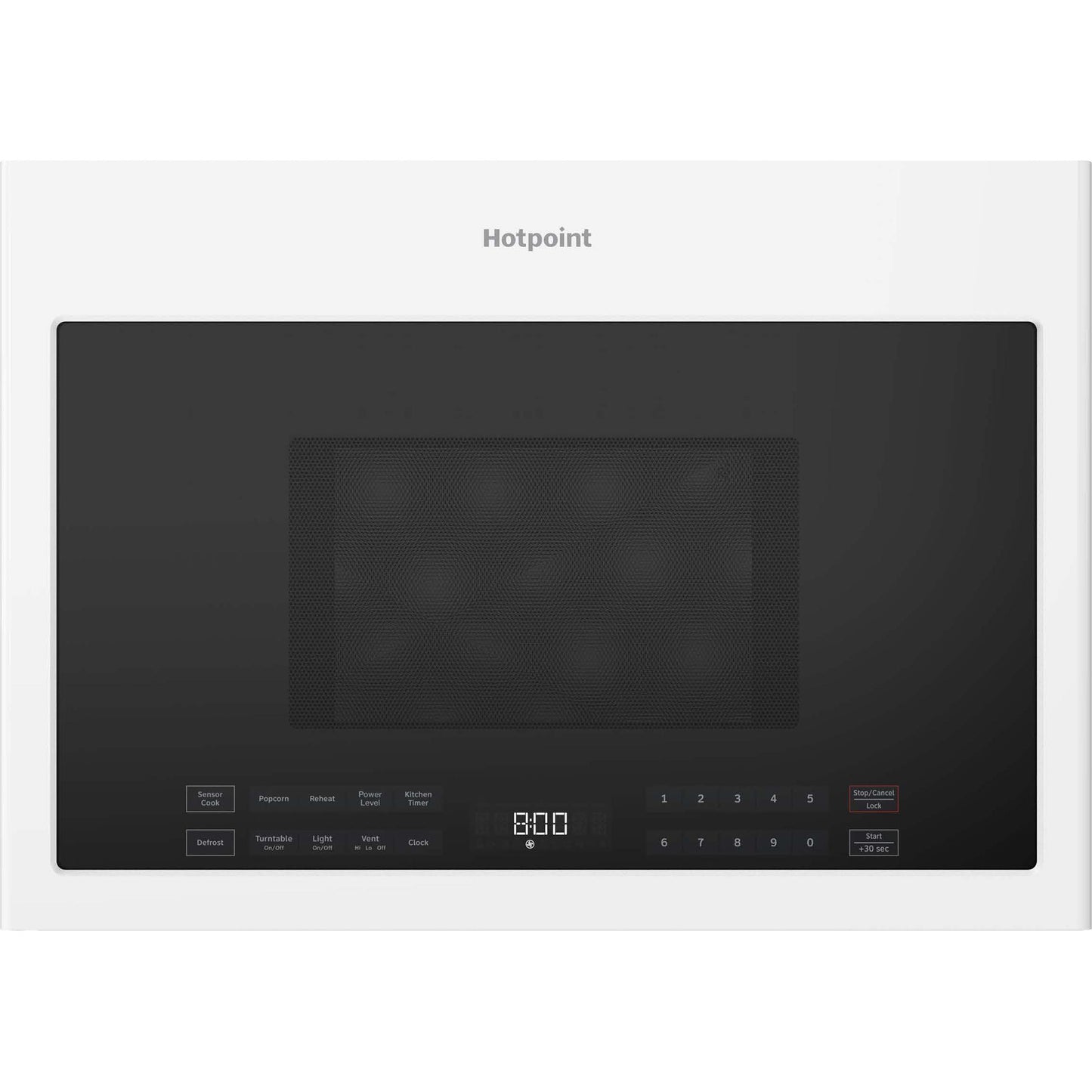  Hotpoint 24-inch 1.4 Cu. Ft. Over-The-Range Microwave Oven HVMB14S4WWW IMAGE 1
