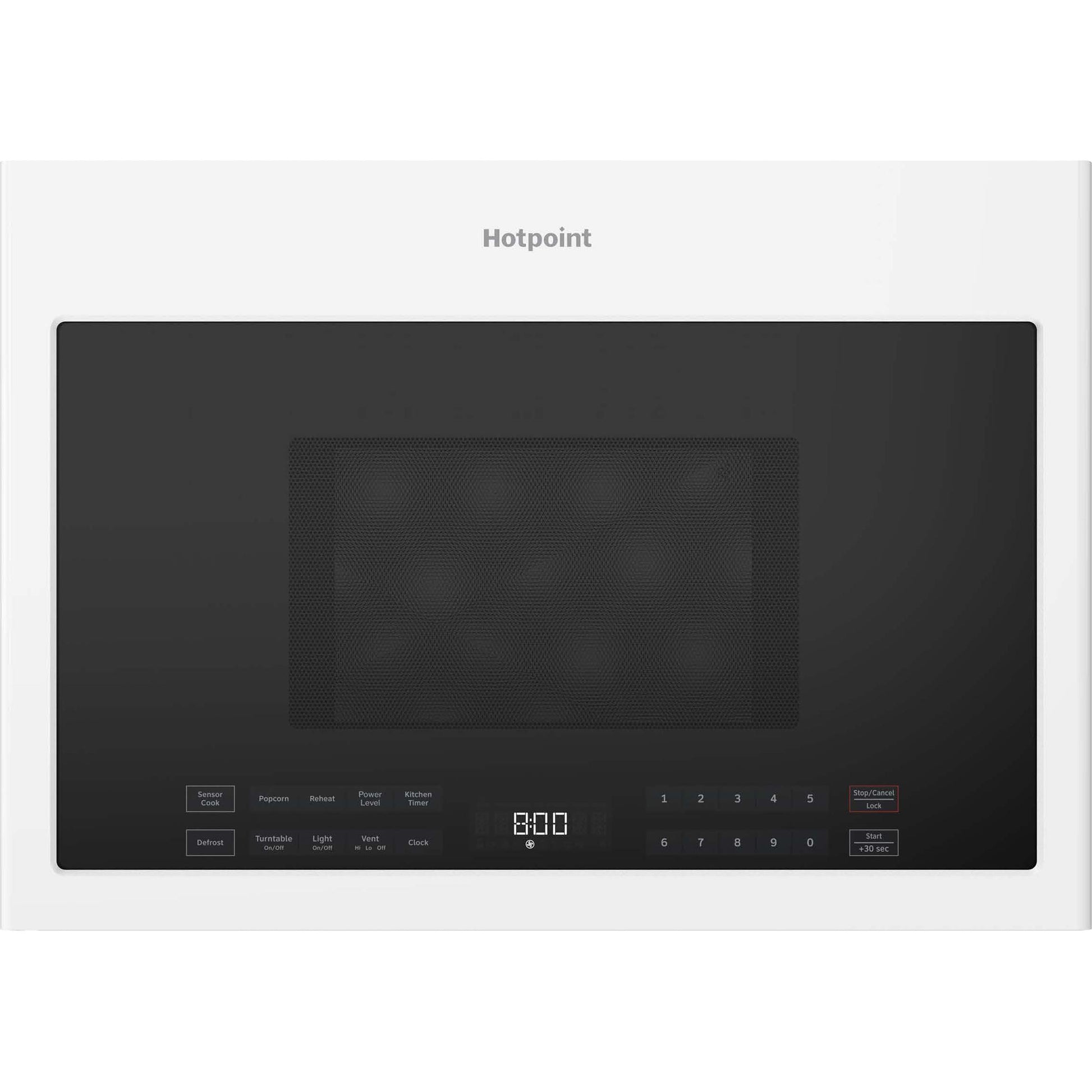 Hotpoint 24-inch 1.4 Cu. Ft. Over-The-Range Microwave Oven HVMB14S4WWW IMAGE 1