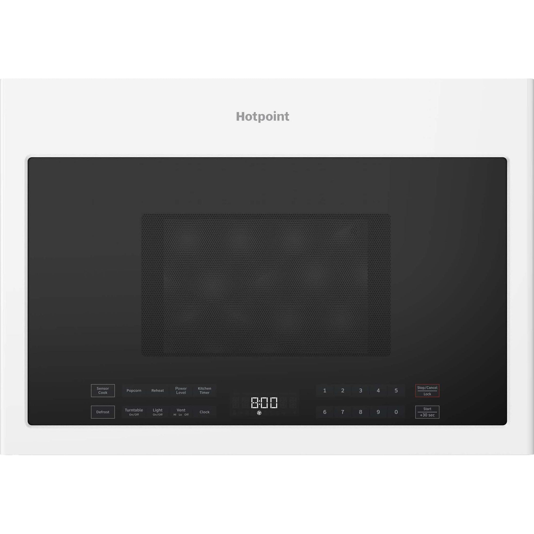 Hotpoint 24-inch 1.4 Cu. Ft. Over-The-Range Microwave Oven HVMB14S4WWW IMAGE 1