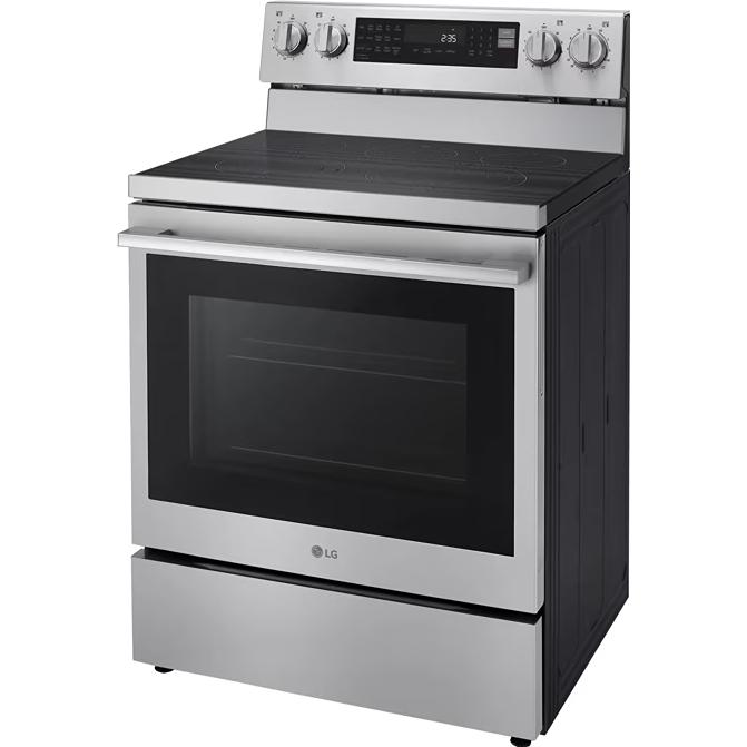  LG 30-inch Smart Electric Range with Air Fry LREN6325XE IMAGE 3