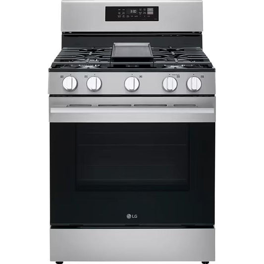  LG 30-inch Smart Gas Range with Air Fry LRGN6323Y IMAGE 1