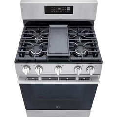  LG 30-inch Smart Gas Range with Air Fry LRGN6323Y IMAGE 2