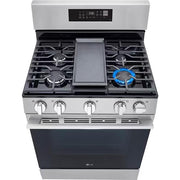  LG 30-inch Smart Gas Range with Air Fry LRGN6323Y IMAGE 3