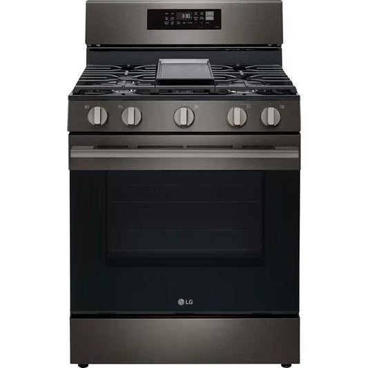  LG 30-inch Smart Gas Range with Air Fry LRGN6323Z IMAGE 2