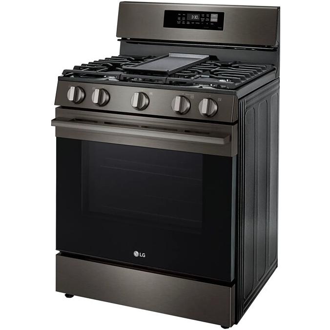  LG 30-inch Smart Gas Range with Air Fry LRGN6323Z IMAGE 4