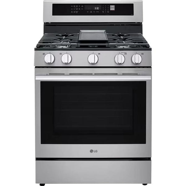 LG 30-inch Smart Gas Range with Air Fry LRGN6325X