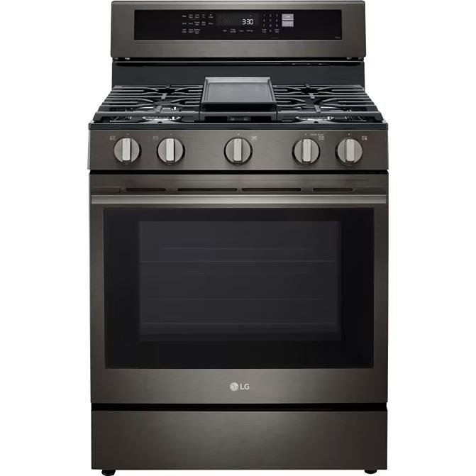  LG 30-inch Smart Gas Range with Air Fry LRGN6325Z IMAGE 1