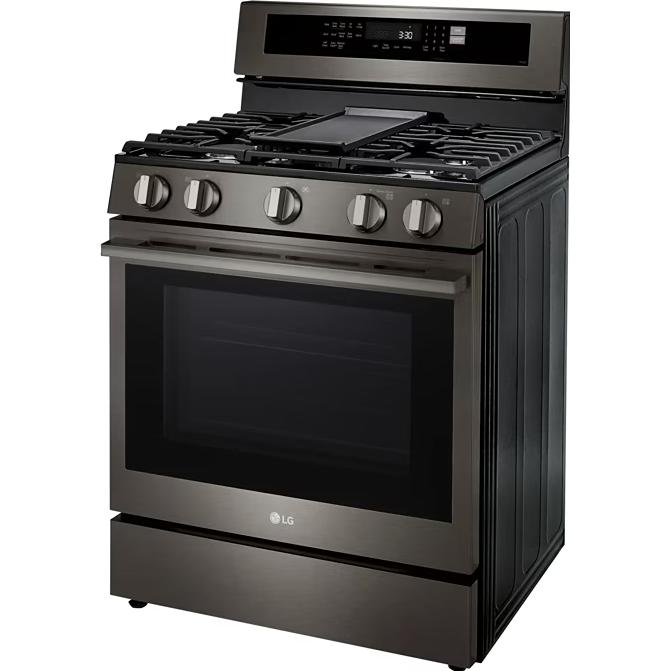  LG 30-inch Smart Gas Range with Air Fry LRGN6325Z IMAGE 2