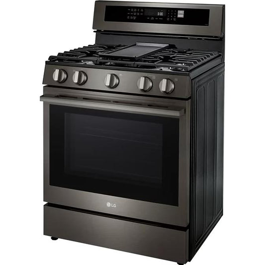  LG 30-inch Smart Gas Range with Air Fry LRGN6325Z IMAGE 2