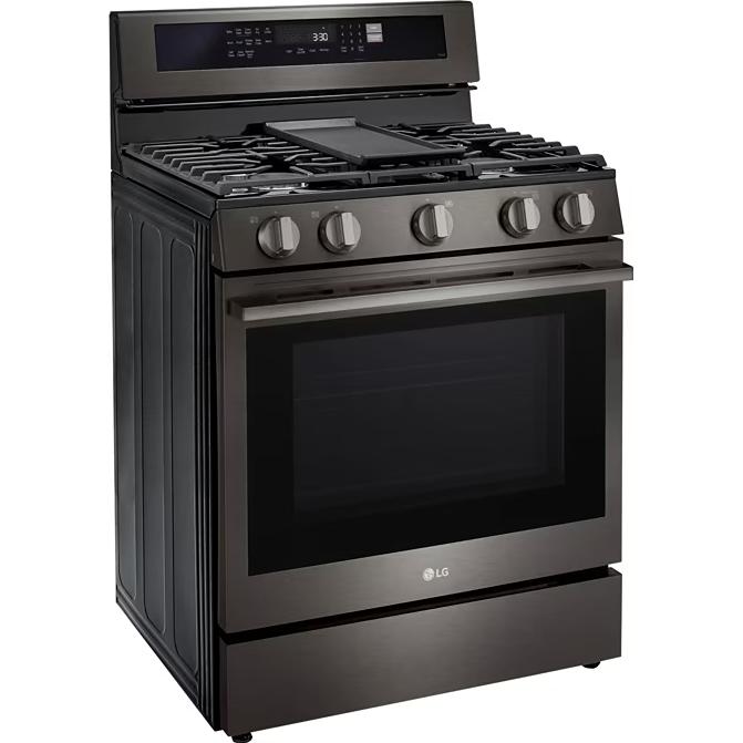  LG 30-inch Smart Gas Range with Air Fry LRGN6325Z IMAGE 3