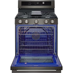  LG 30-inch Smart Gas Range with Air Fry LRGN6325Z IMAGE 4