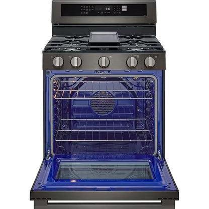  LG 30-inch Smart Gas Range with Air Fry LRGN6325Z IMAGE 4