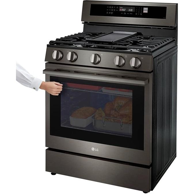  LG 30-inch Smart Gas Range with Air Fry LRGN6325Z IMAGE 6