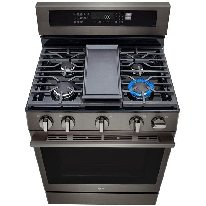  LG 30-inch Smart Gas Range with Air Fry LRGN6325Z IMAGE 9