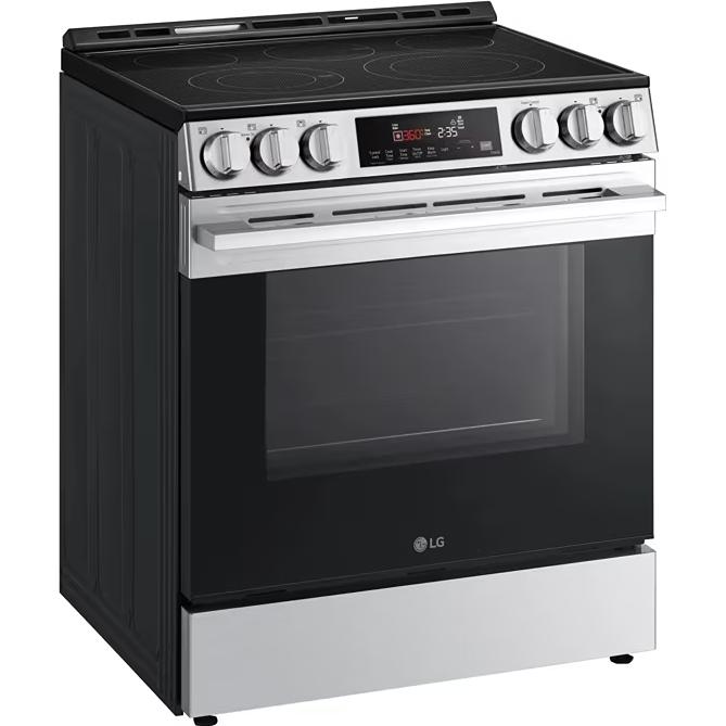  LG 30-inch Smart Electric Slide-In Range with Air Fry LSEL6333XE IMAGE 2