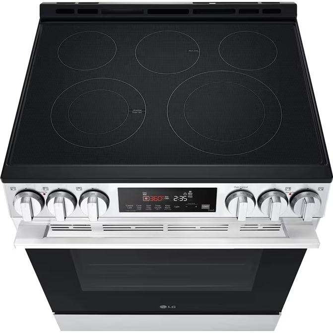 LG 30-inch Smart Electric Slide-In Range with Air Fry LSEL6333XE IMAGE 9