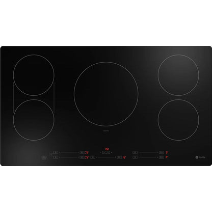 GE Profile 36" Built-In Touch Control Induction Cooktop PHP6036DWBB IMAGE 2
