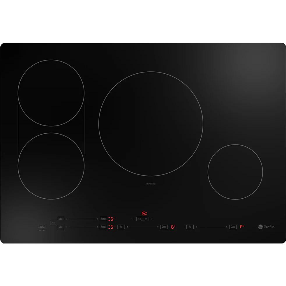 GE Profile 30" Built-In Touch Control Induction Cooktop PHP6030DWBB IMAGE 2