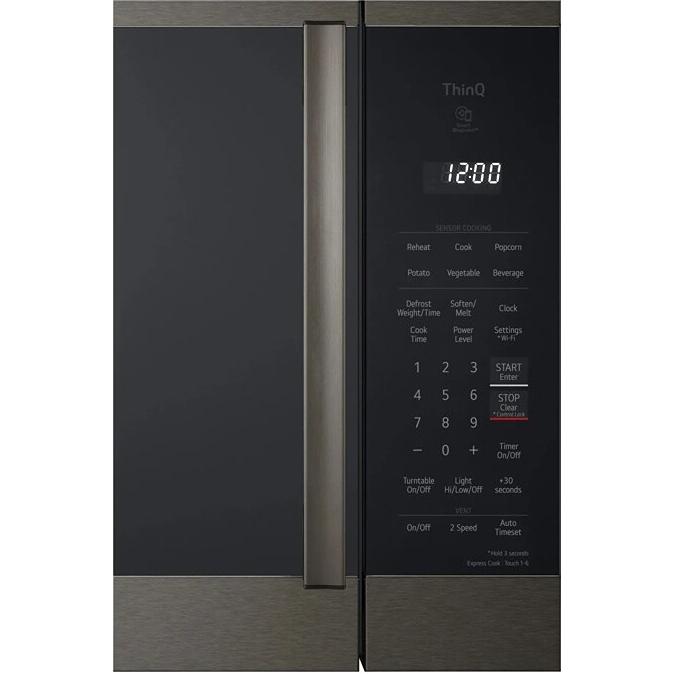  LG 30-inch 1.8 cu. ft. Over-the-Range Microwave Oven with EasyClean® MVEM1825Z IMAGE 7