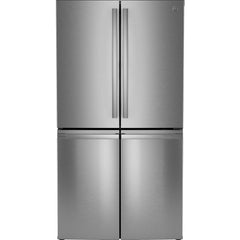  GE Profile 22.9 Cu. Ft. 4-Door Refrigerator with Dual-Dispense AutoFill Pitcher PHD23BYWFS IMAGE 1