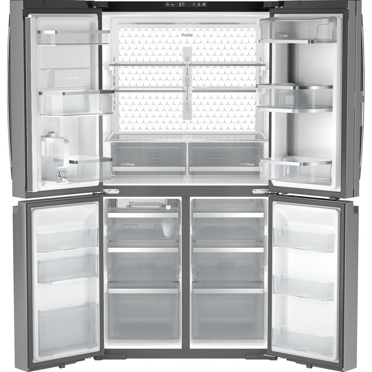  GE Profile 22.9 Cu. Ft. 4-Door Refrigerator with Dual-Dispense AutoFill Pitcher PHD23BYWFS IMAGE 2