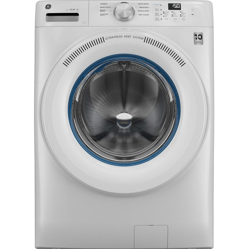 GE 4.6 cu. ft. Smart Front Load Washer with UltraFresh Vent System with OdorBlock™ GFW350SSYWW