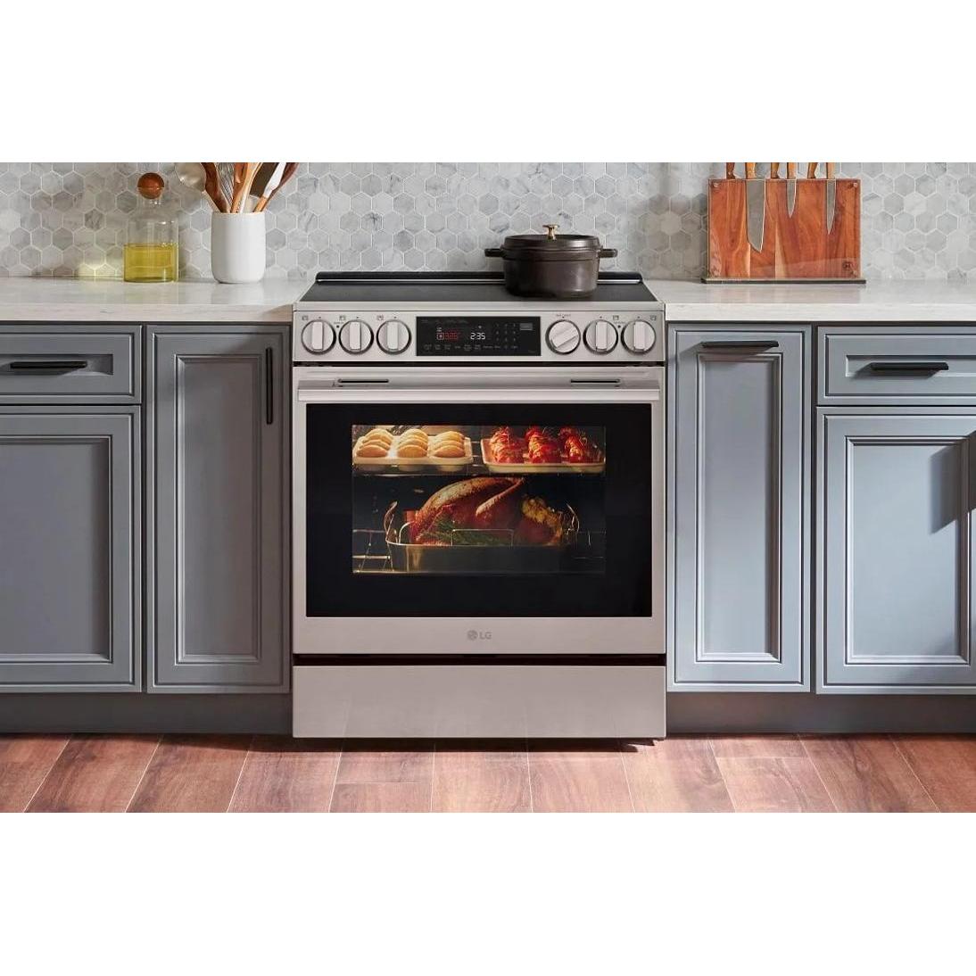  LG 30-inch Slide-In Electric Range with Air Fry LSEL6335XE IMAGE 13