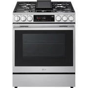  LG 30-inch Slide-In Gas Range with Air Fry LSGL6337X IMAGE 1