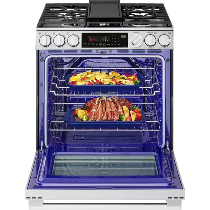 LG 30-inch Slide-In Gas Range with Air Fry LSGL6337X IMAGE 11