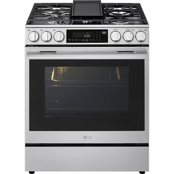  LG 30-inch Slide-In Gas Range with Air Fry LSGL6337X IMAGE 2