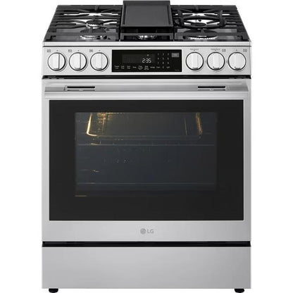  LG 30-inch Slide-In Gas Range with Air Fry LSGL6337X IMAGE 2