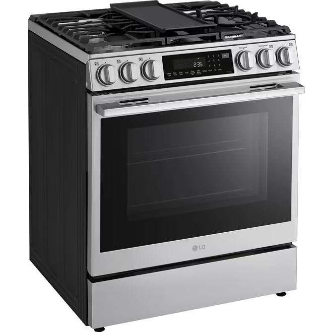  LG 30-inch Slide-In Gas Range with Air Fry LSGL6337X IMAGE 3