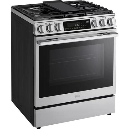  LG 30-inch Slide-In Gas Range with Air Fry LSGL6337X IMAGE 3