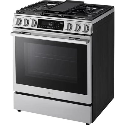  LG 30-inch Slide-In Gas Range with Air Fry LSGL6337X IMAGE 4