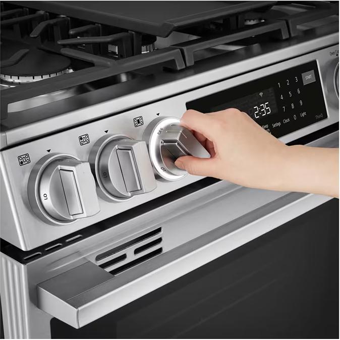  LG 30-inch Slide-In Gas Range with Air Fry LSGL6337X IMAGE 9