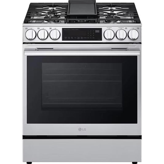 LG 30-inch Slide-In Gas Range with Air Fry LSGL6335X IMAGE 1