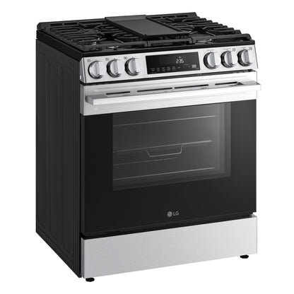  LG 5.8 cu.ft. Smart Gas Single Oven Slide-in Range with Air Fry LSGL5833X IMAGE 15