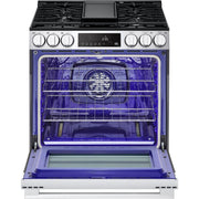  LG 5.8 cu.ft. Smart Gas Single Oven Slide-in Range with Air Fry LSGL5833X IMAGE 3
