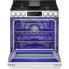  LG 5.8 cu.ft. Smart Gas Single Oven Slide-in Range with Air Fry LSGL5833X IMAGE 3