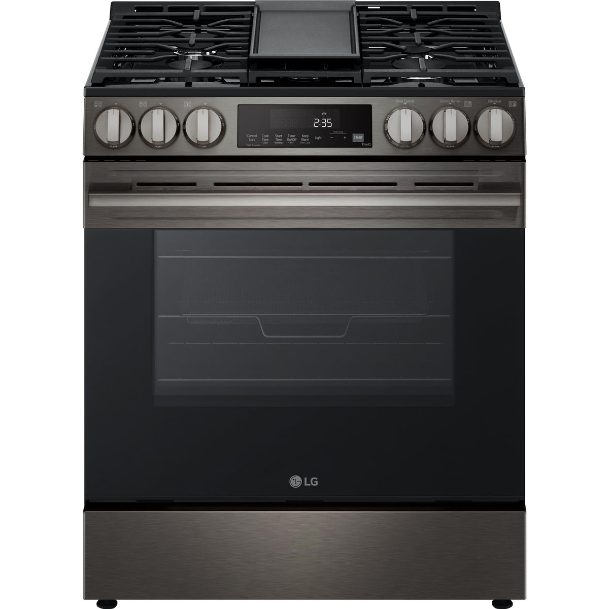  LG 5.8 cu.ft. Smart Gas Single Oven Slide-in Range with Air Fry LSGL5833Z IMAGE 1