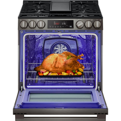  LG 5.8 cu.ft. Smart Gas Single Oven Slide-in Range with Air Fry LSGL5833Z IMAGE 5