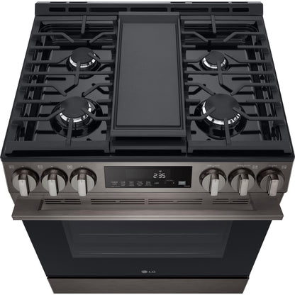  LG 5.8 cu.ft. Smart Gas Single Oven Slide-in Range with Air Fry LSGL5833Z IMAGE 6